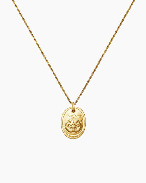 THE FRIENDSHIP TALISMAN ROPE CHAIN NECKLACE / GOLD