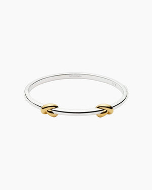 LUCY WILLIAMS KNOT HINGED BANGLE / MIXED