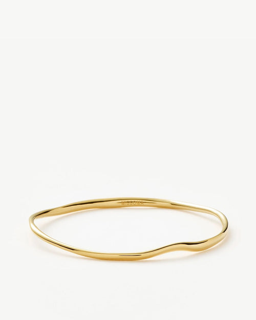 MOLTEN RIPPLE BANGLE / GOLD