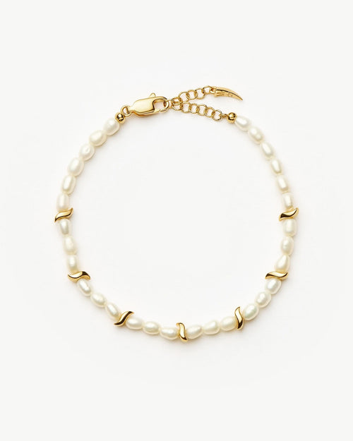 SAVI SEED PEARL BRACELET / GOLD