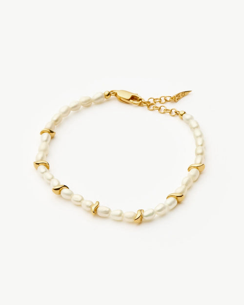 SAVI SEED PEARL BRACELET / GOLD