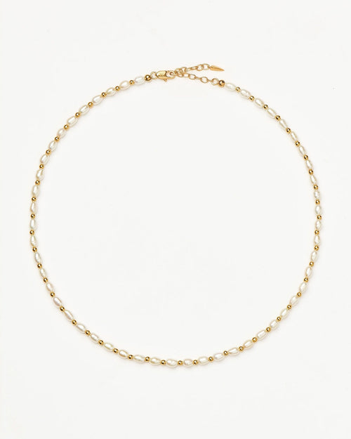 SEED PEARL BEADED CHOKER / GOLD