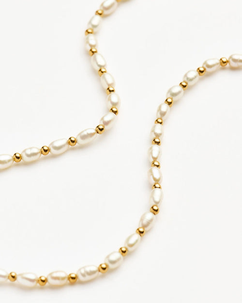 SEED PEARL BEADED CHOKER / GOLD