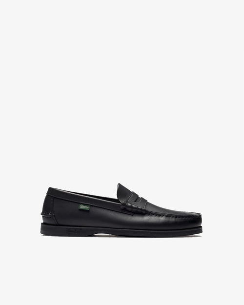 MEN CORAUX MOCASSIN / LISSE NOIR / BLACK