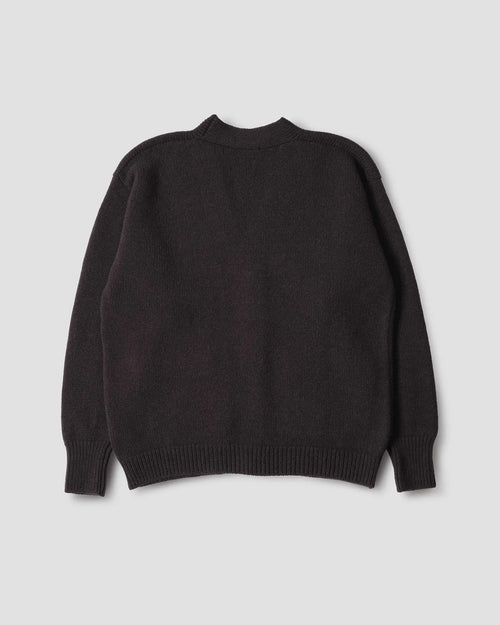 BOXY CARDIGAN GEELONG / EBONY