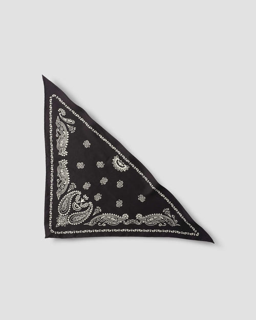 GRAPHIC BANDANA SCARF / BLACK STONE