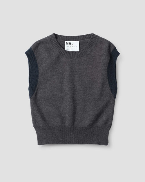 MHL CREW NECK SLIPOVER / DARK GREY