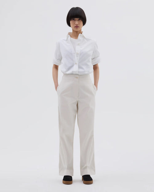 MHL NAVAL TROUSER / OFF WHITE