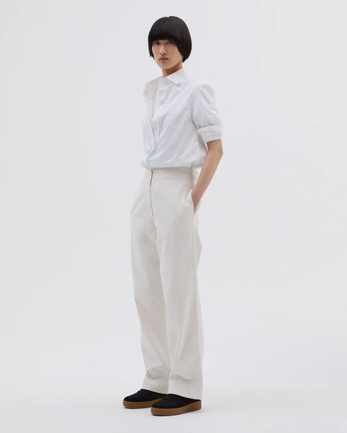 MHL NAVAL TROUSER / OFF WHITE