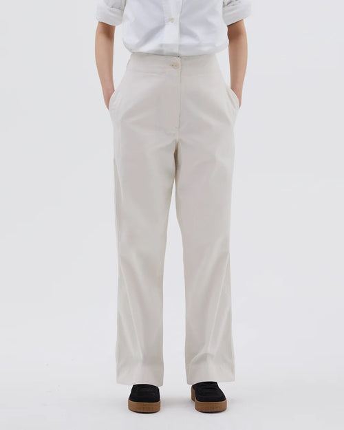 MHL NAVAL TROUSER / OFF WHITE