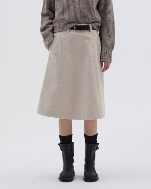 MHL PANELLED SCOUT SKIRT / PUTTY – FABRIC MHL PANELLED SCOUT SKIRT / PUTTY – FABRIC