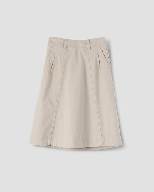 MHL PANELLED SCOUT SKIRT / PUTTY