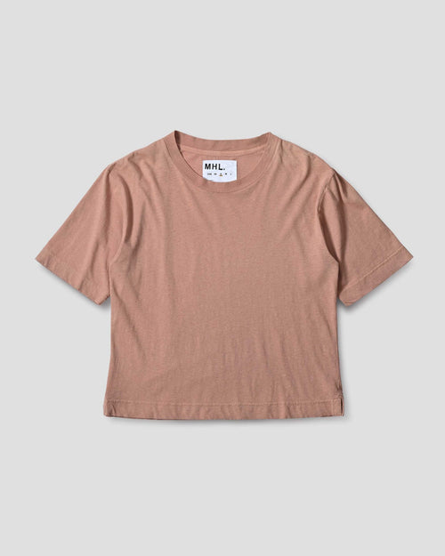 WOMENS SIMPLE T-SHIRT / PALE PINK