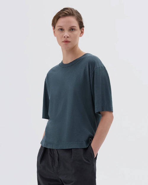 MHL SIMPLE T-SHIRT / BLUE MINERAL