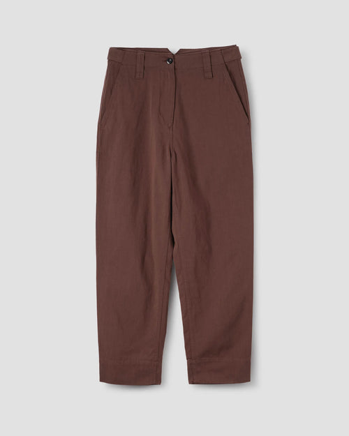 MHL TAPERED FLAT FRONT TROUSER / MINERAL