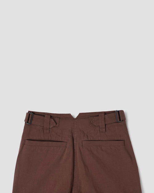 MHL TAPERED FLAT FRONT TROUSER / MINERAL