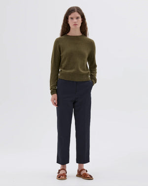 SHORT CLASSIC CREW NECK / JUNIPER GREEN