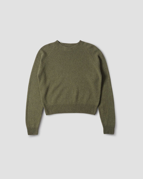 SHORT CLASSIC CREW NECK / JUNIPER GREEN