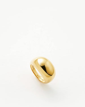 CHUBBY DOME RING / GOLD