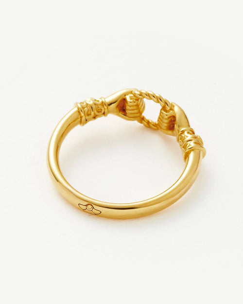 HARRIS REED IN GOOD HANDS STACKING RING / GOLD