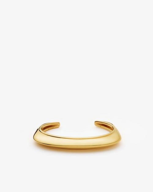 HERA DOME STATEMENT CUFF BRACELET / GOLD