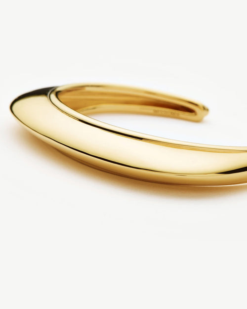 HERA DOME STATEMENT CUFF BRACELET / GOLD