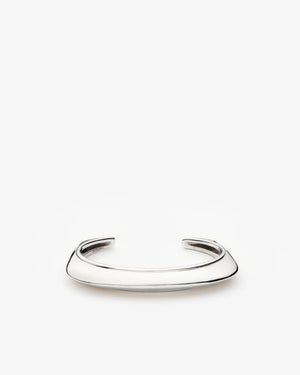 HERA DOME STATEMENT CUFF BRACELET / SILVER