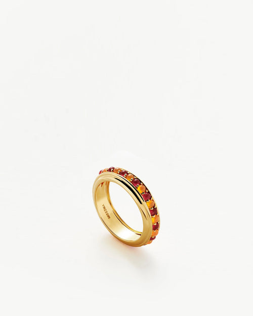 PINK ONYX RING / GOLD