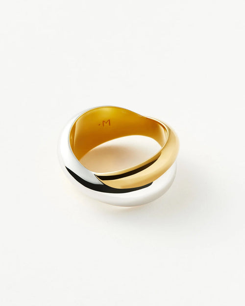 LUCY WILLIAMS CHUNKY ENTWINE RING / MIXED METAL