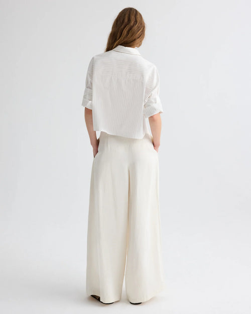 NEXT EX SHIRT / WHITE MULTI STRIPE