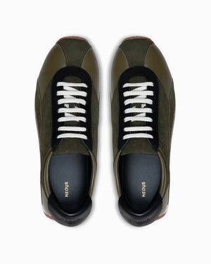 BERENICES SNEAKER / OLIVE / BLACK