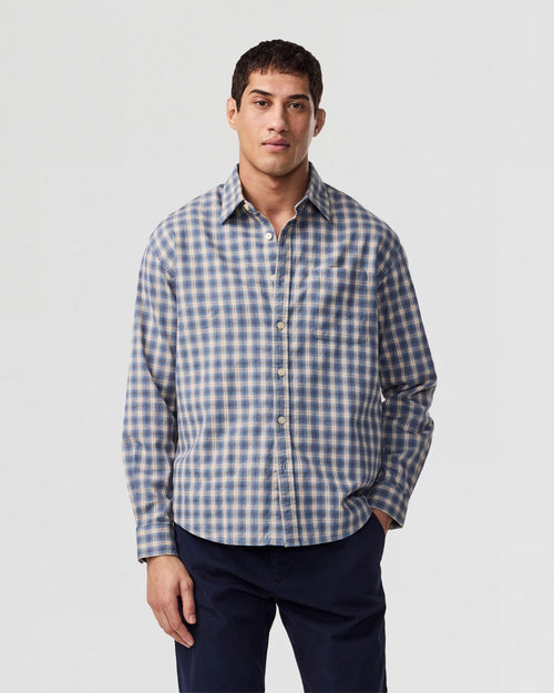 DEON SHIRT 5465 / BLUE CHECK