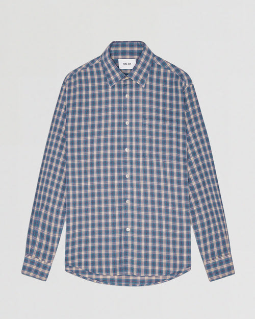 DEON SHIRT 5465 / BLUE CHECK