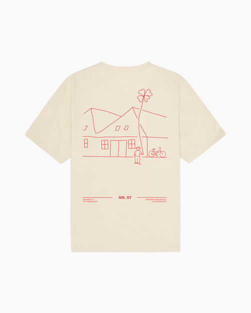 JETT SS PRINT T-SHIRT 30026 / IVORY