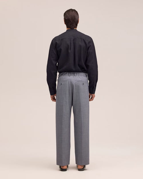 KAY TROUSER 10037 / LIGHT GREY MELANGE