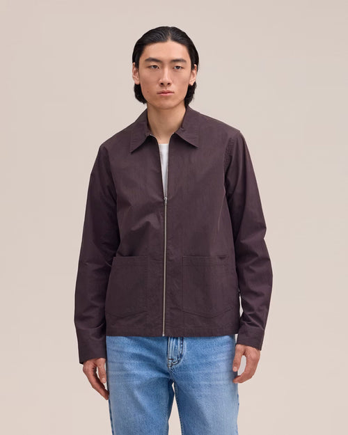 VIRGIL ZIP JACKET 5024 / DEEP TRUFFLE