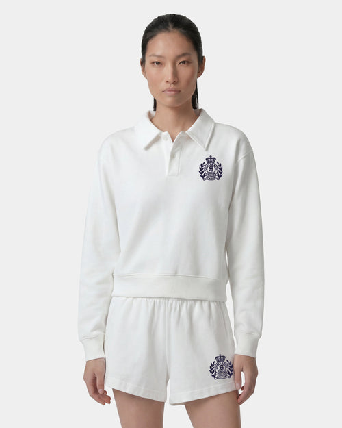 NY CREST PIQUE POLO / WHITE