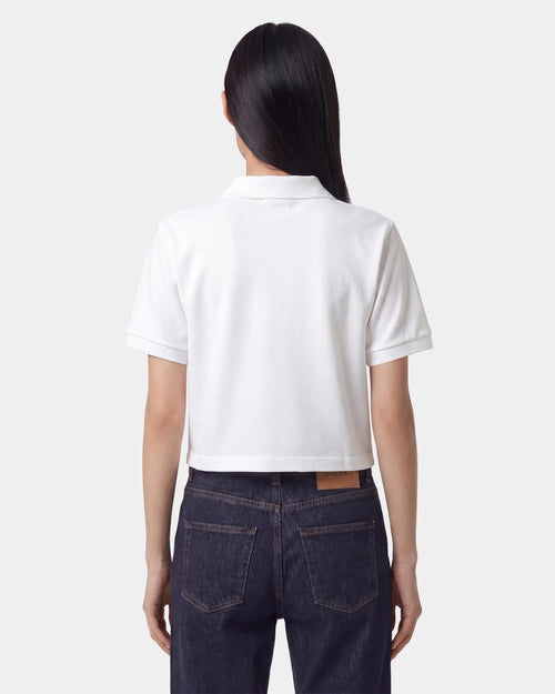 NY CREST PIQUE POLO / WHITE