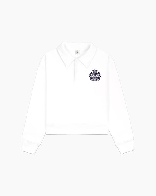 NY CREST PIQUE POLO / WHITE