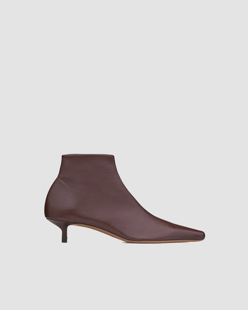 IDRA STRETCH ANKLE BOOT / DARK CHOCOLATE