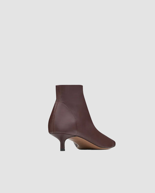 IDRA STRETCH ANKLE BOOT / DARK CHOCOLATE