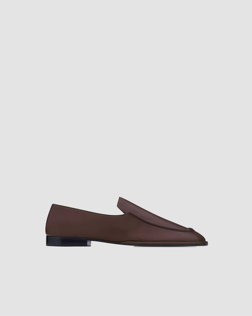 POLARIS LEATHER LOAFER / DARK CHOCOLATE