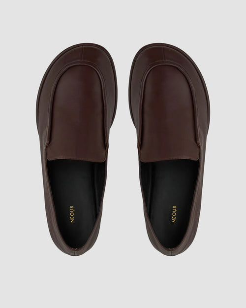 POLARIS LEATHER LOAFER / DARK CHOCOLATE