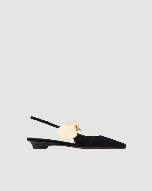 UBA SLINGBACK FLAT / BLACK SAND