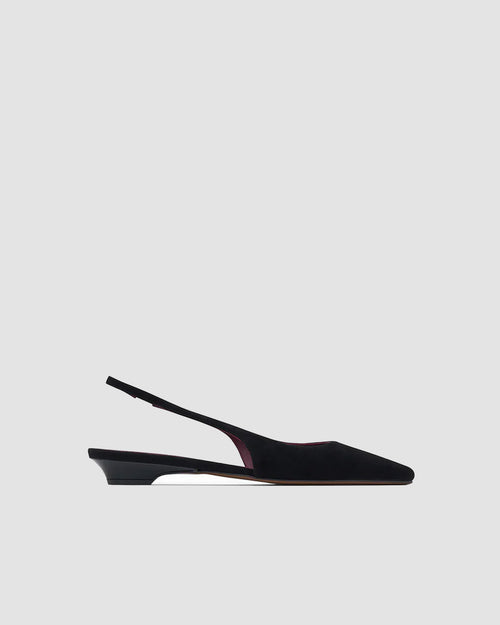 UBA SLINGBACK FLAT / BLACK SAND