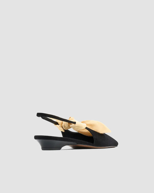 UBA SLINGBACK FLAT / BLACK SAND
