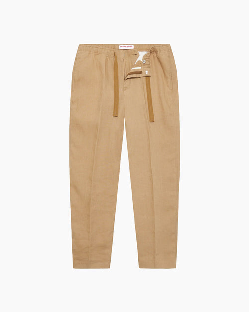 ALEX LINEN TROUSERS / BISCUIT