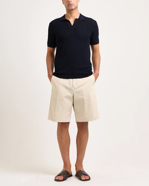 LAURENT BERMUDA SHORTS/ CHAI