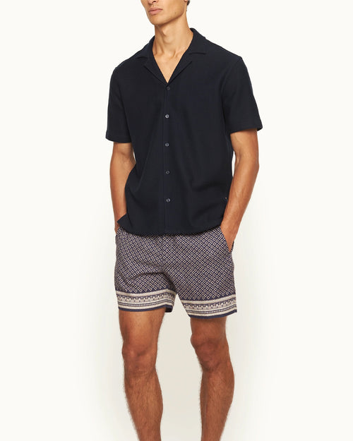 MAITAN RELAXED SHIRT / NIGHT IRIS