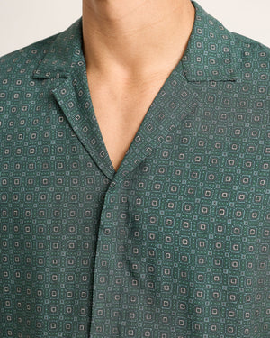 MAITAN RESORT SHIRT / TARRAGON GREEN